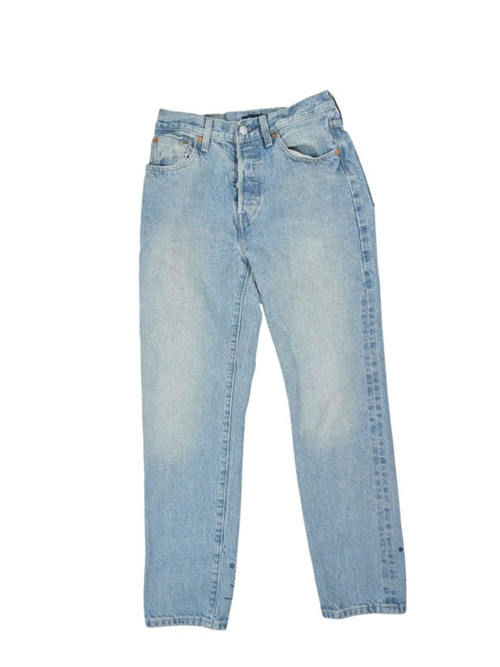 Levi's Made & Crafted 501 Crop Early Morning Jeans in Blue